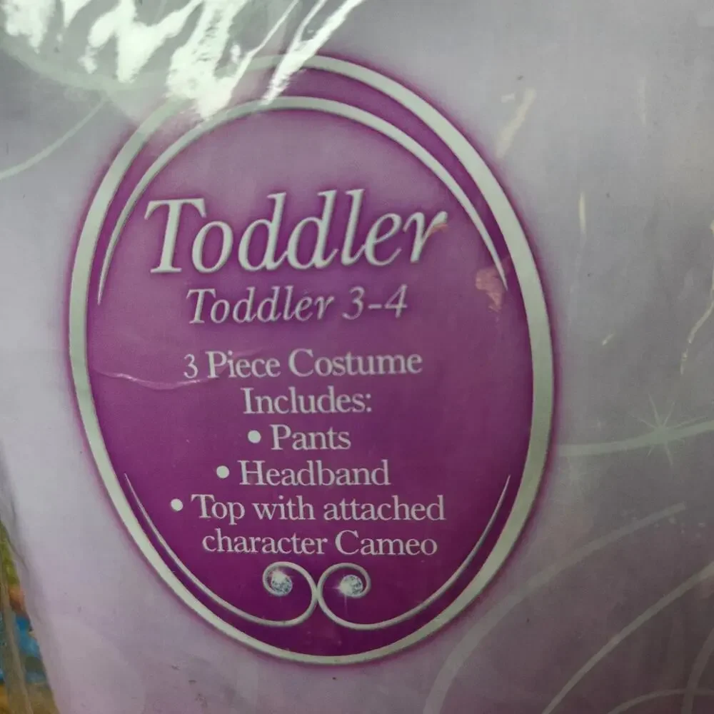 Disney Princess Jasmine costume Toddler 3-4 New